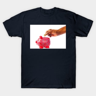 Piggy Bank Saving For A Rainy Day T-Shirt